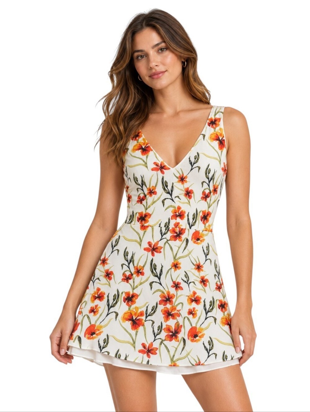 Aritzia Little Moon Stellera Dress Floral Print Women's 4 NWT
